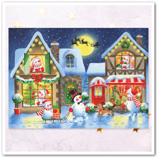 Снеговики. Праздничная ночь