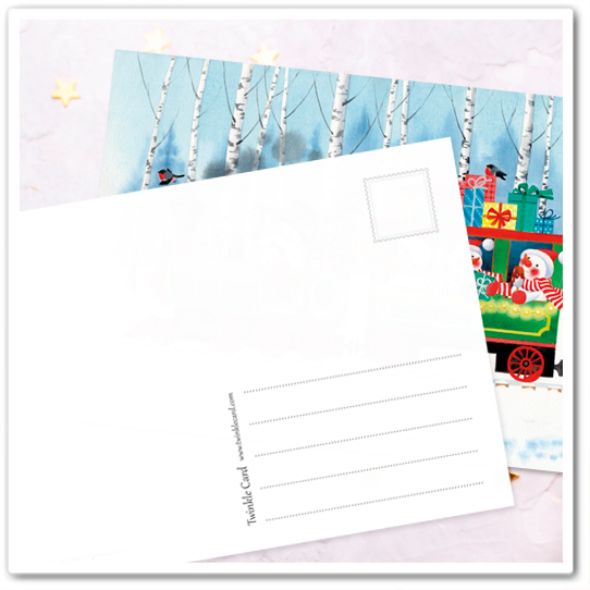 Снеговики. Поезд с подарками