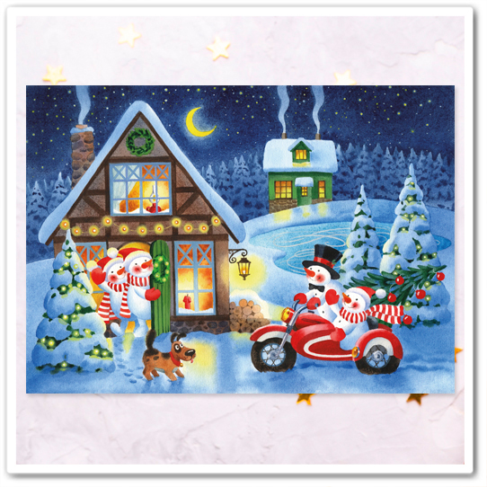 Снеговики. Ёлочка из леса