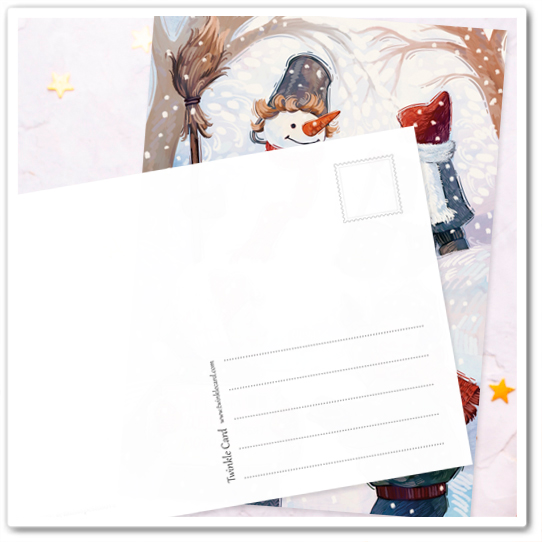 Сказка "Снеговик-почтовик"