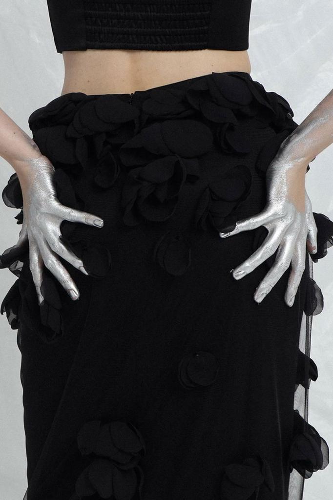 ЮБКА С ЛЕПЕСТКАМИ BLACK