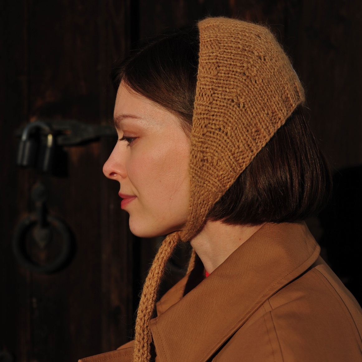 Мини-чепчик кэмел