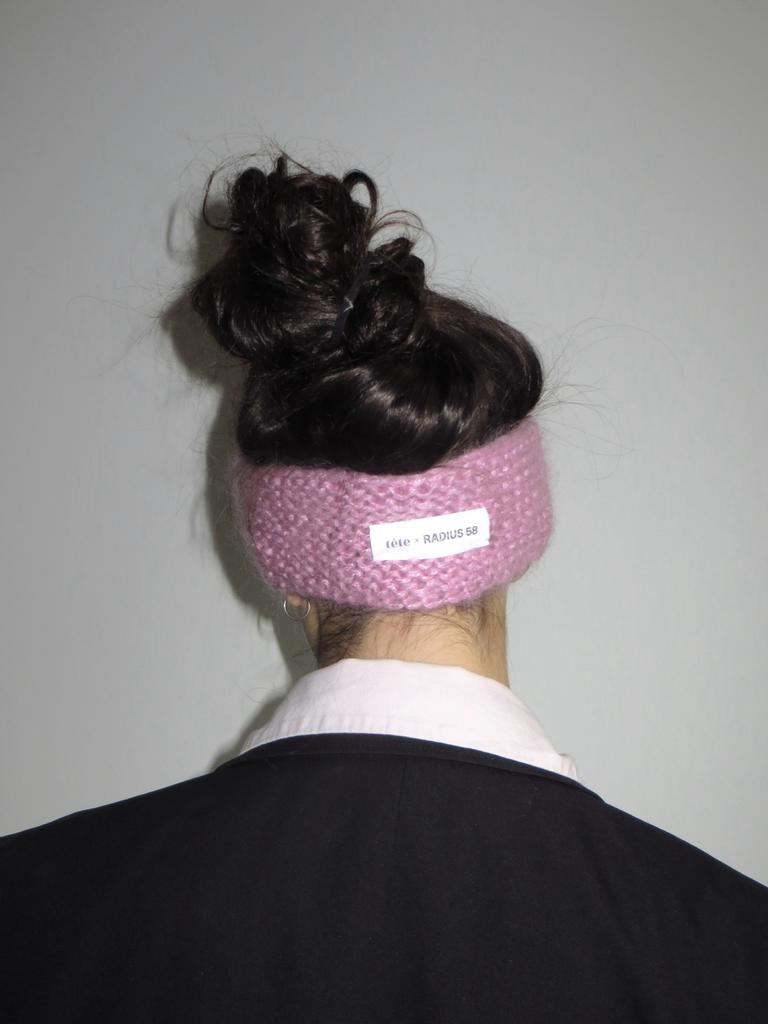 Повязка розовая широкая tête x RADIUS 58