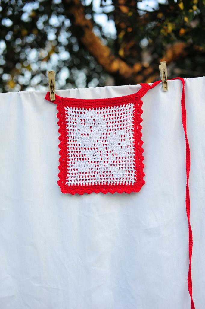 Карман с розой