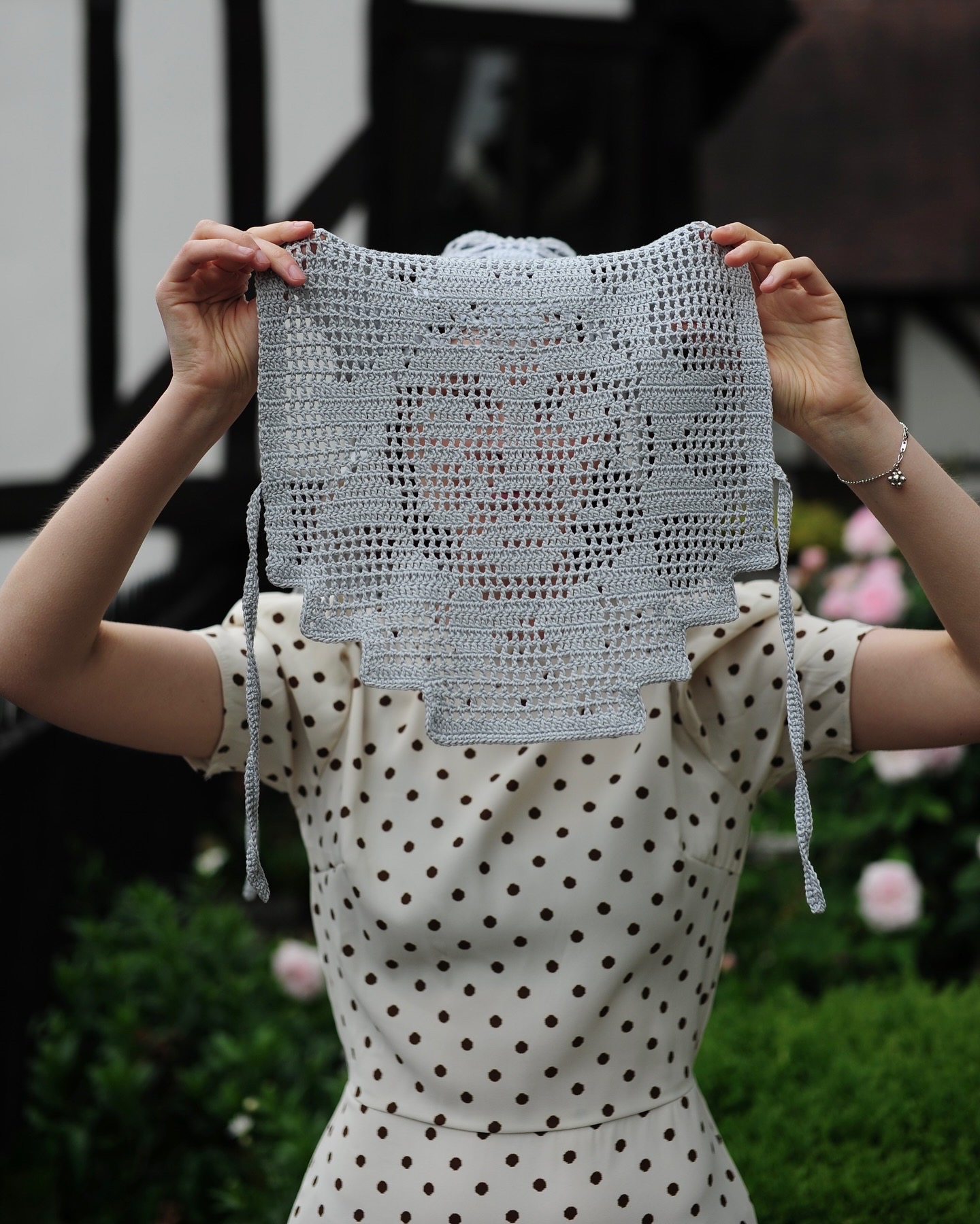 Манишка серая двусторонняя День и Ночь