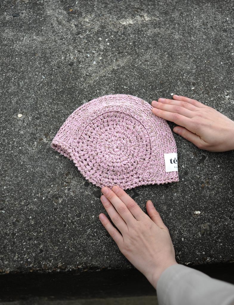 Плавательная шапочка с микро-пайетками розовая