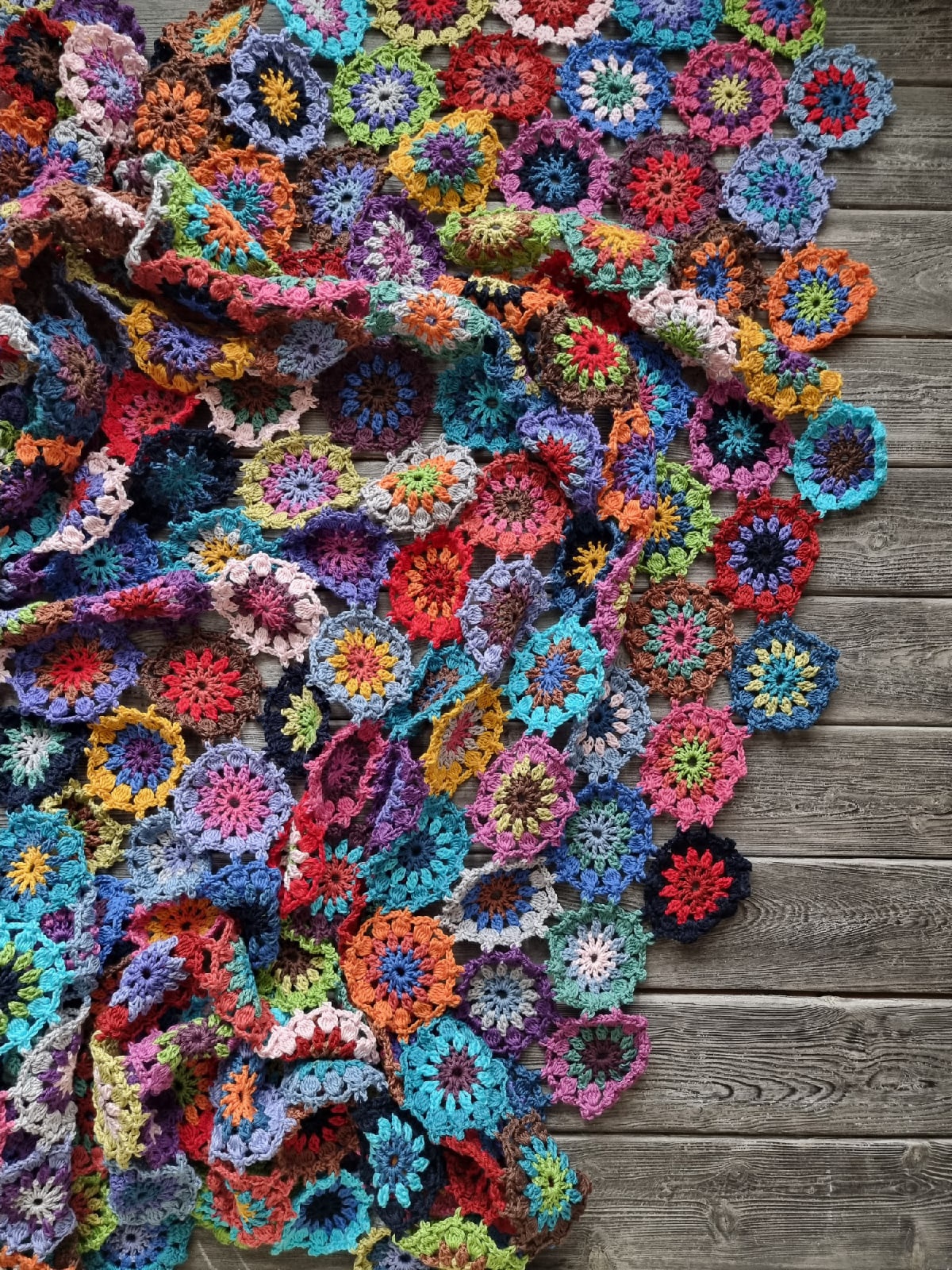 Цветочный плед