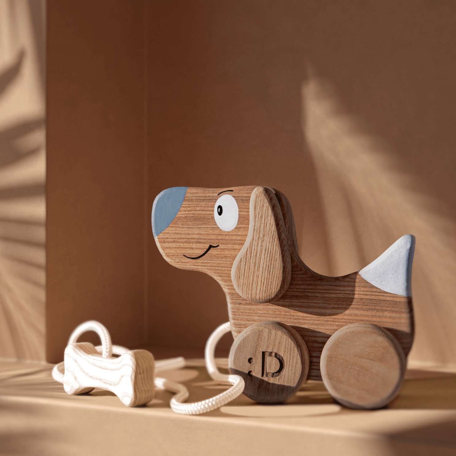 каталка собачка dedda family