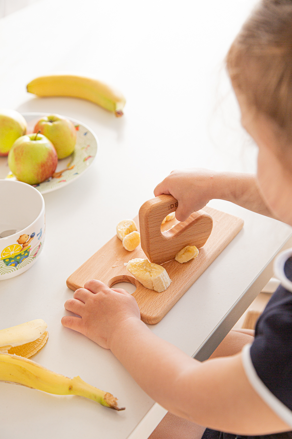 Набор для кухни Монтессори: доска + безопасный нож