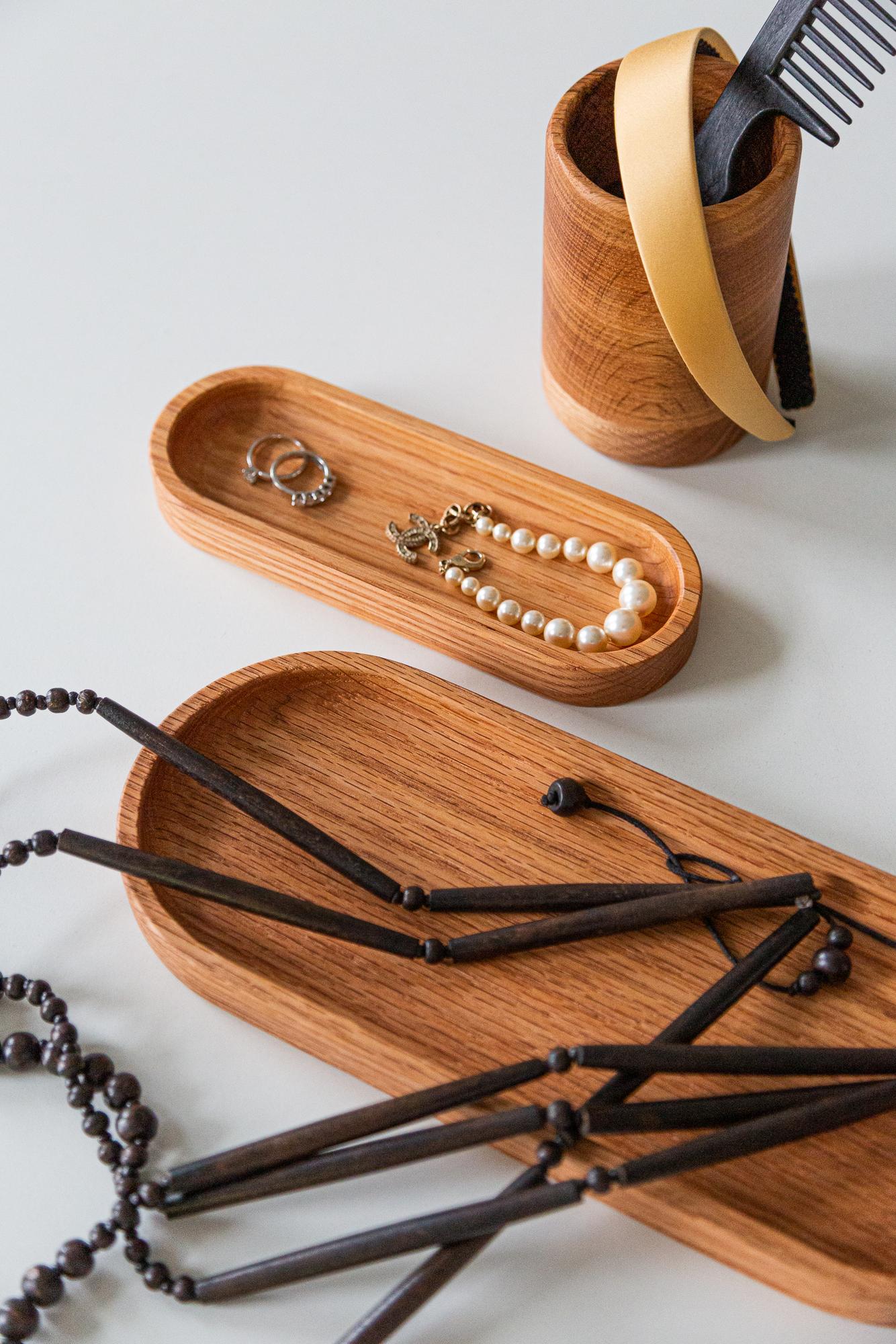 Деревянный поднос CIRCLE - M