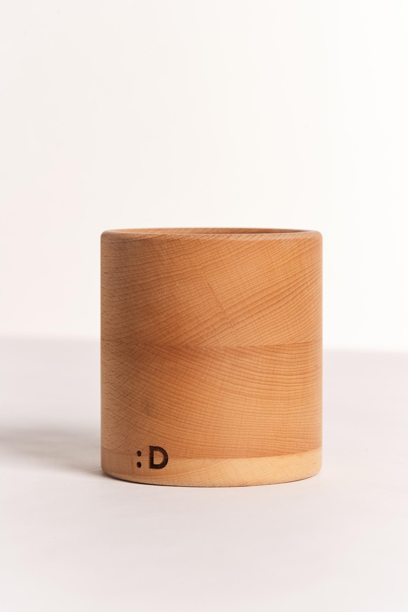 Стакан деревянный CIRCLE - H - XL | для кухни / гостиной / кабинета