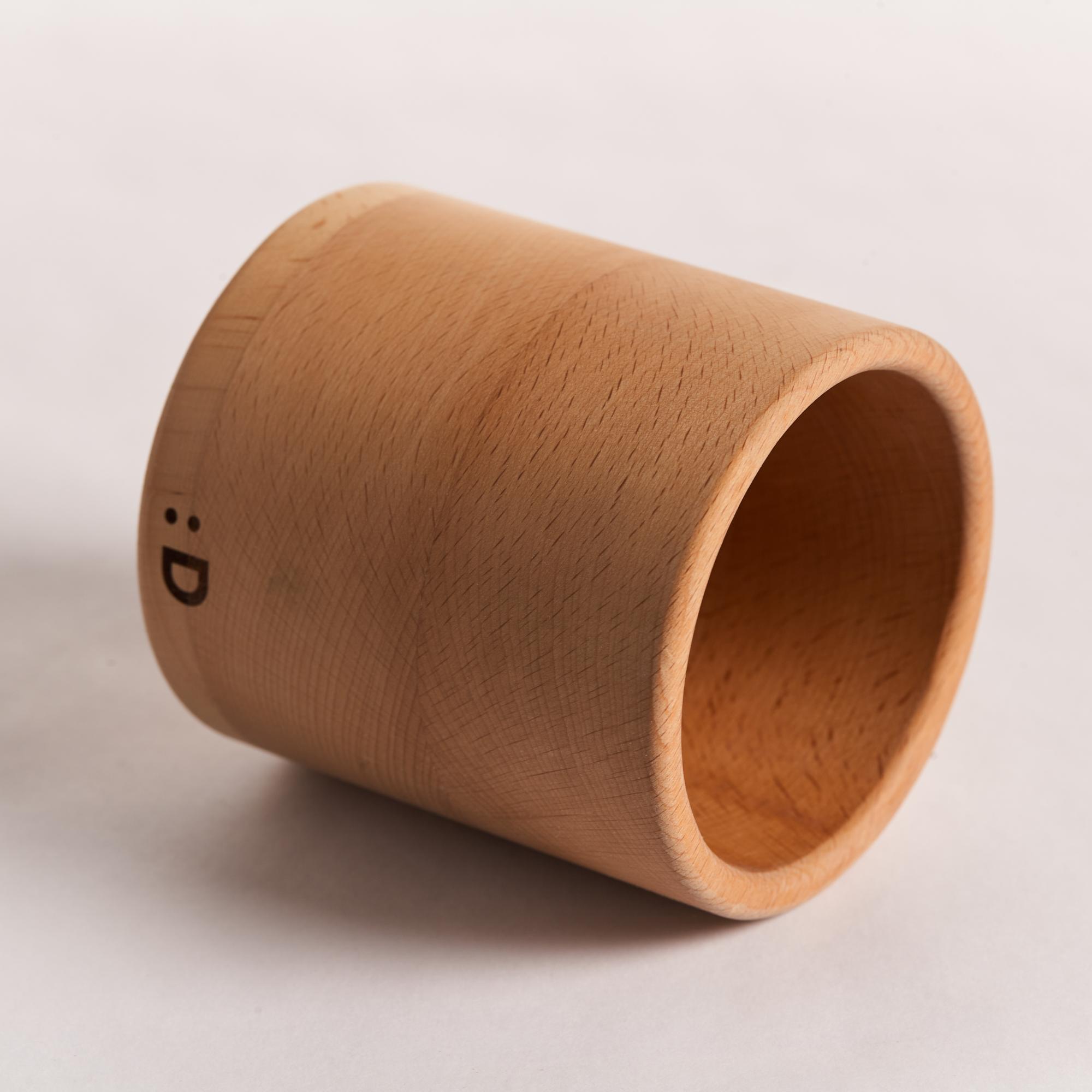 Стакан деревянный CIRCLE - H - XL | для кухни / гостиной / кабинета