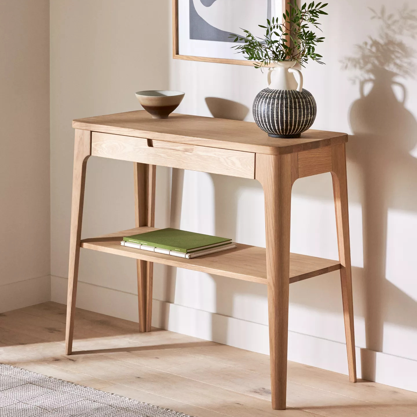 Консольный приставной стол