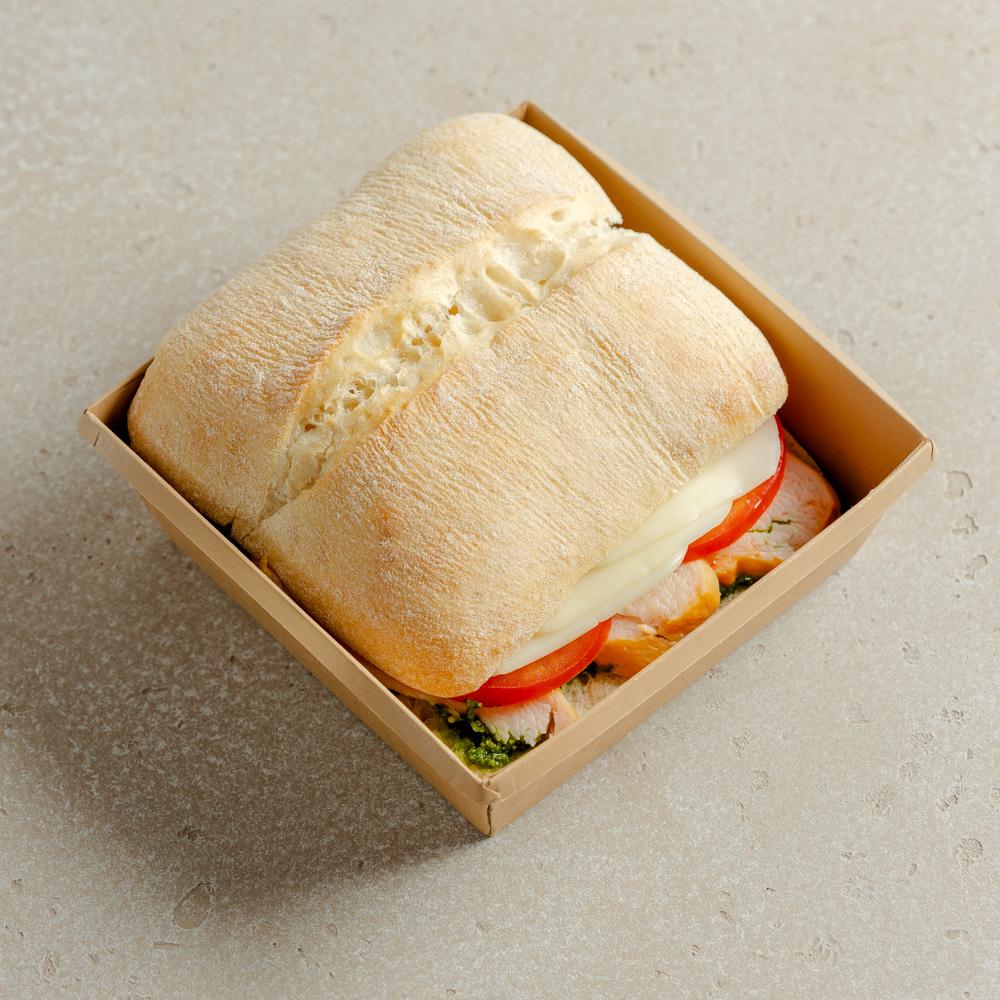 Чиабатта с курицей и песто, 220 гр