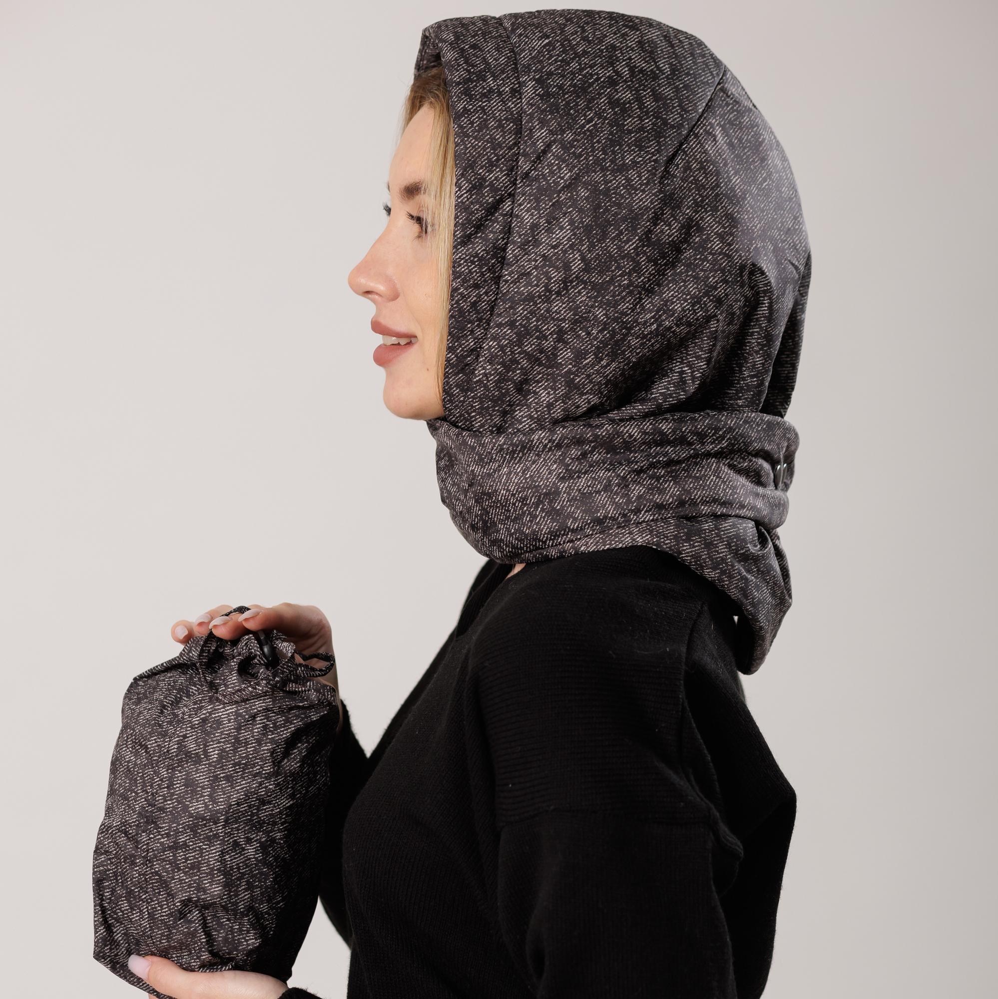 Платок утепленный из плащевки