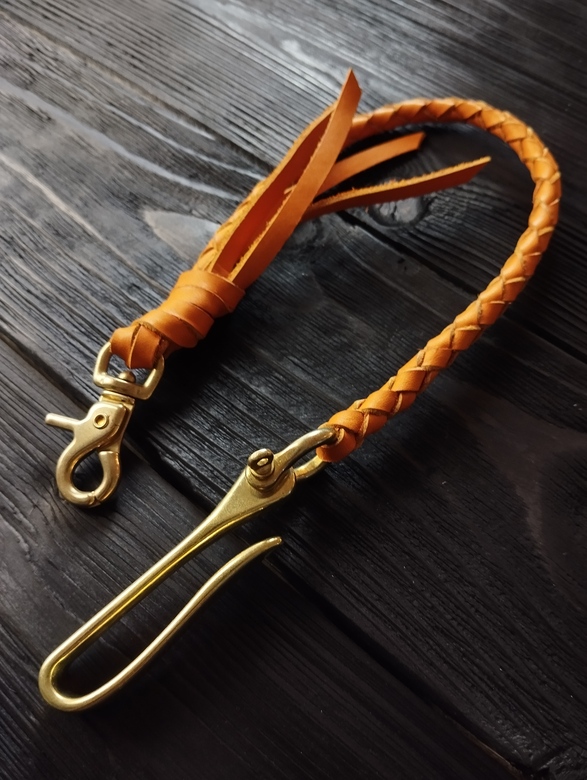 Cord with standart hook Tan colour