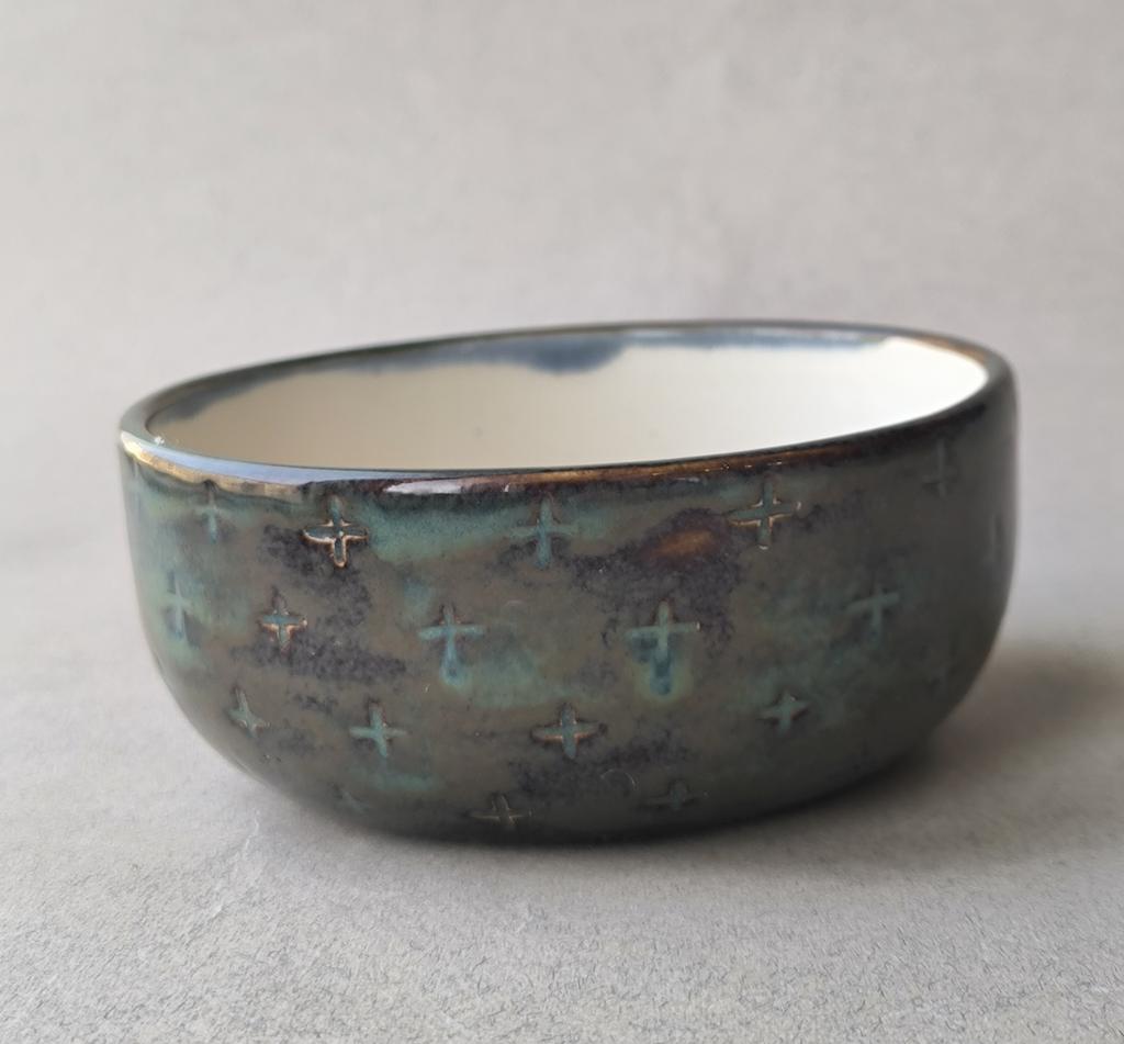 Мисочка с котом шоколадно-мятная