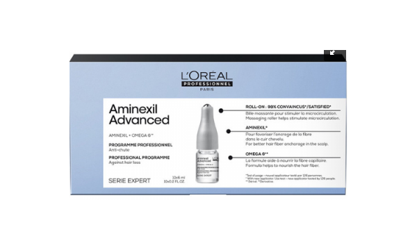 L'Oreal Professionnel Serie Expert Aminexil Лосьон в монодозах Advanced от выпадения волос 10 шт. х 6 мл