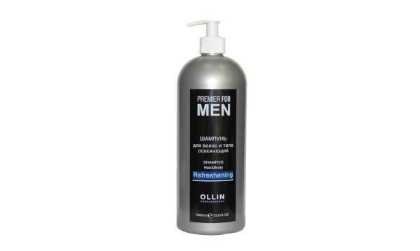 Ollin Premier For Men Hair and Body Refreshening Шампунь