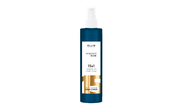 Ollin Perfect Hair Leave-In Cream Spray Несмываемый крем-спрей 15 в 1 250 мл