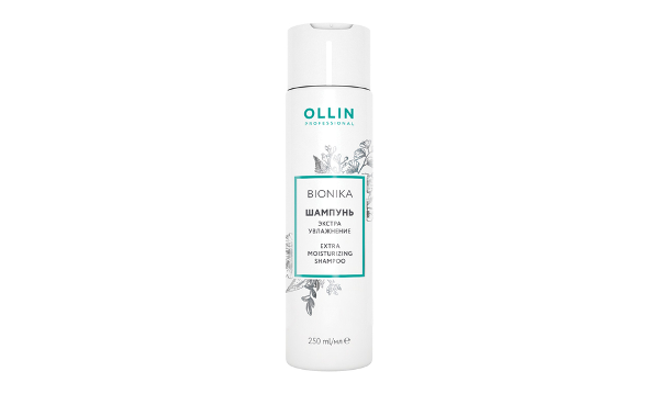 Ollin BioNika Extra Moisturizing Шампунь «Экстра увлажнение» 250 мл