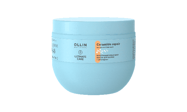 Ollin Ultimate Care Восстанавливающая маска для волос с церамидами 500 мл