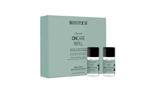 Selective Professional OnCare Refill Двухкомпонентный филлер для восстановления волос 10 шт. х 15 мл
