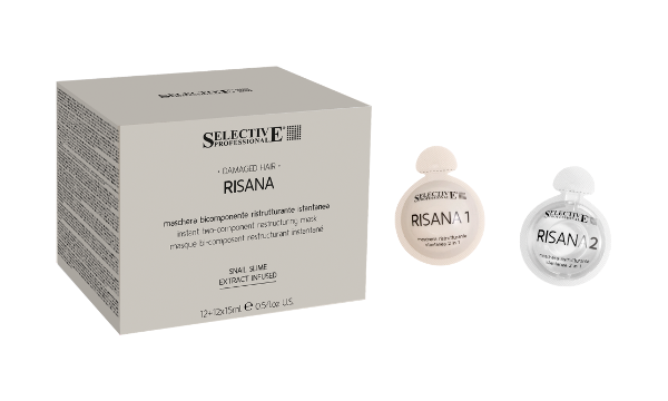 Selective Professional Risana Двухкомпонентная восстанавливающая маска мгновенного действия 24 шт. х 15 мл