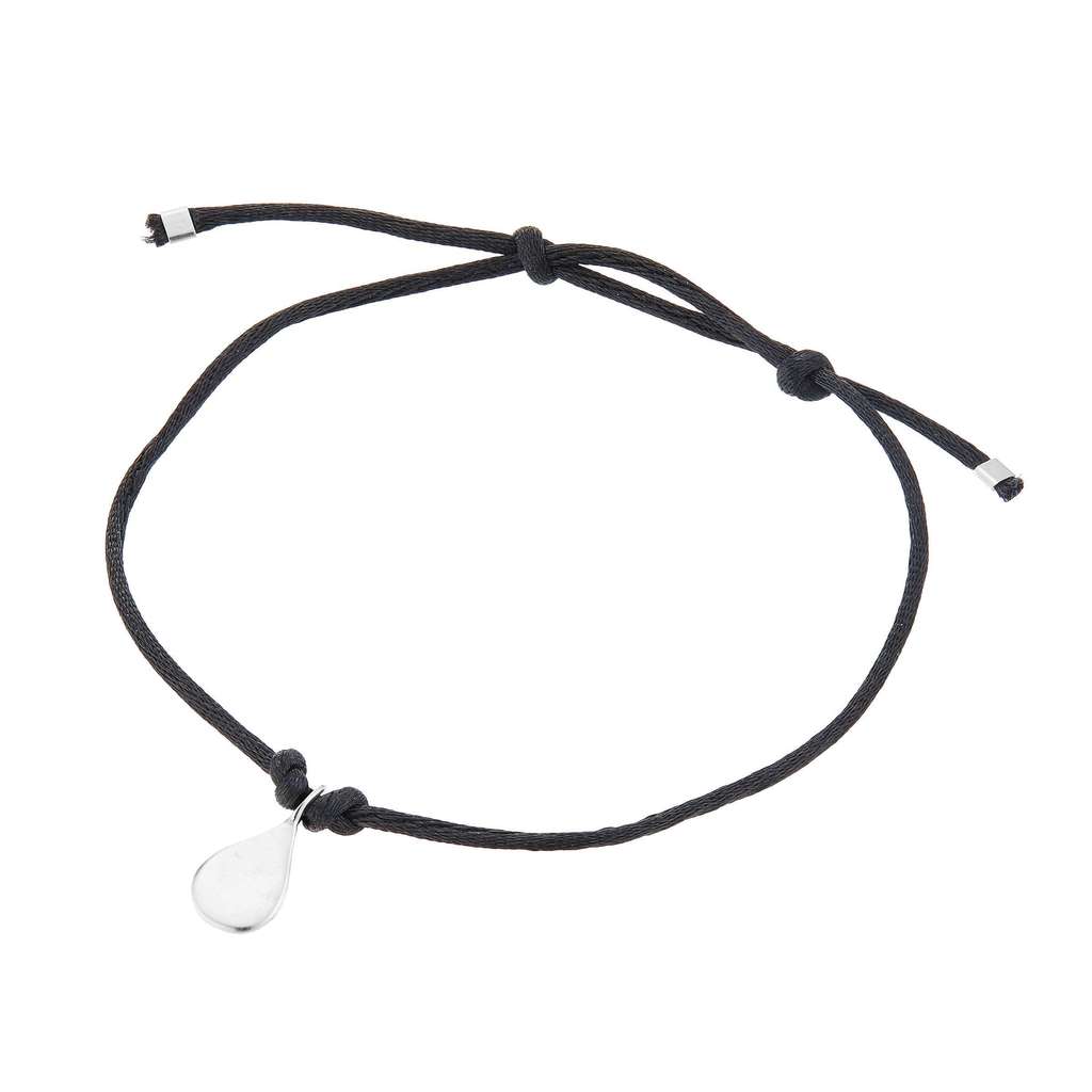 браслет Teardrop черный//красный