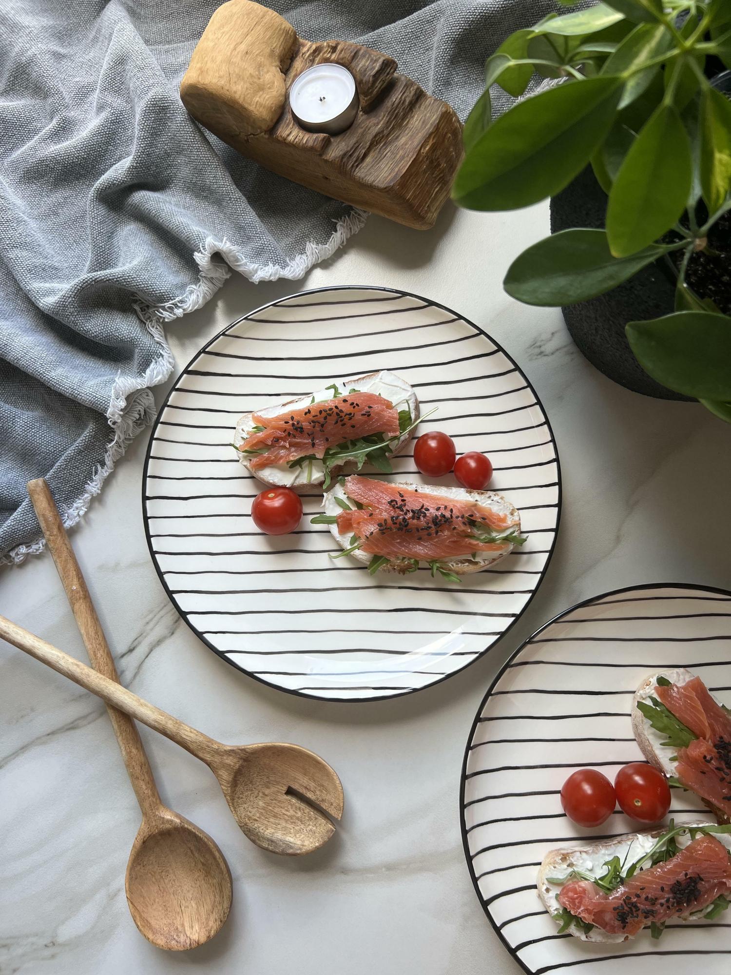 Тарелка 25 см "Полоска" №1