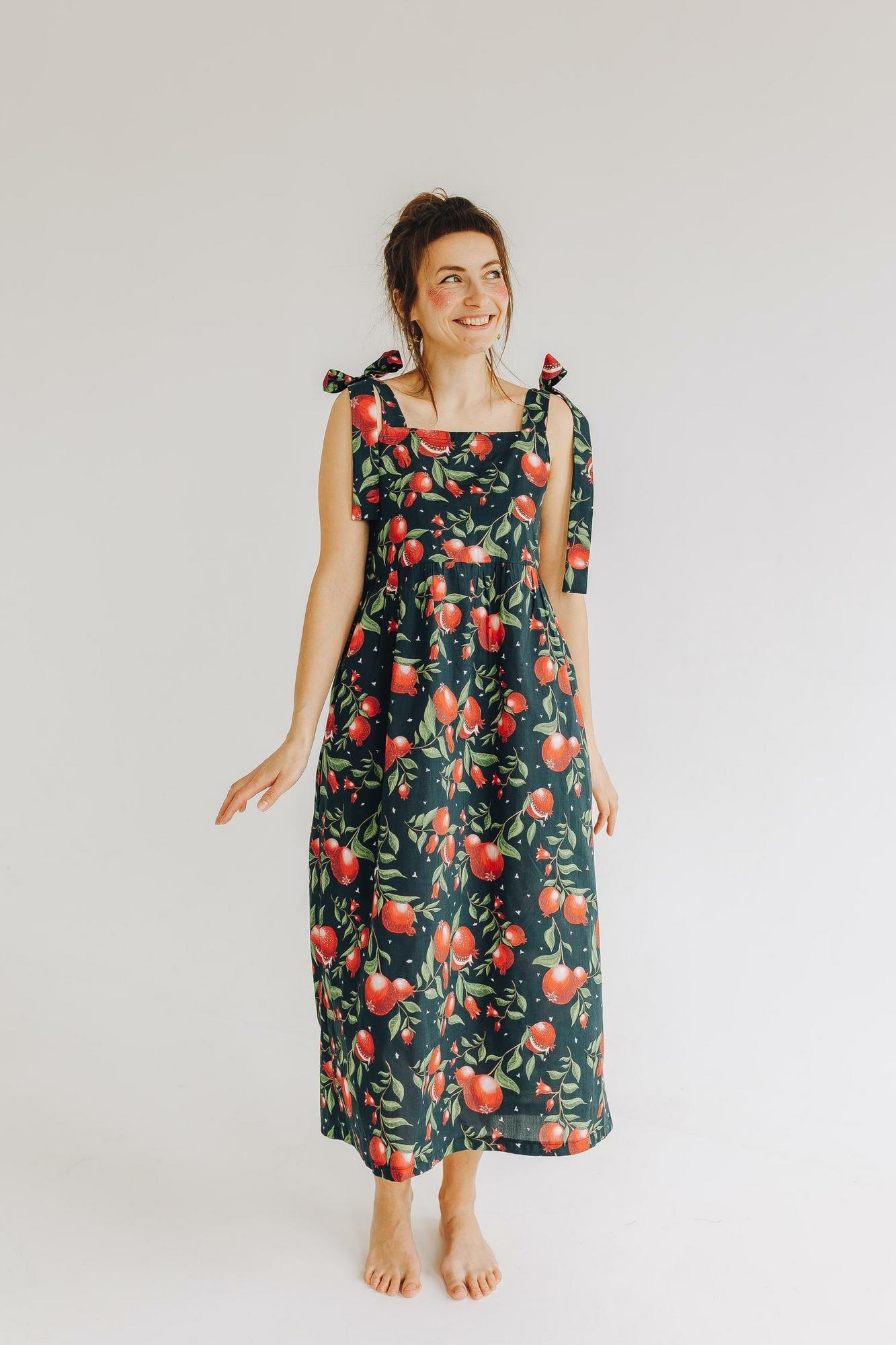 Сарафан Чибис - Принт Гранаты