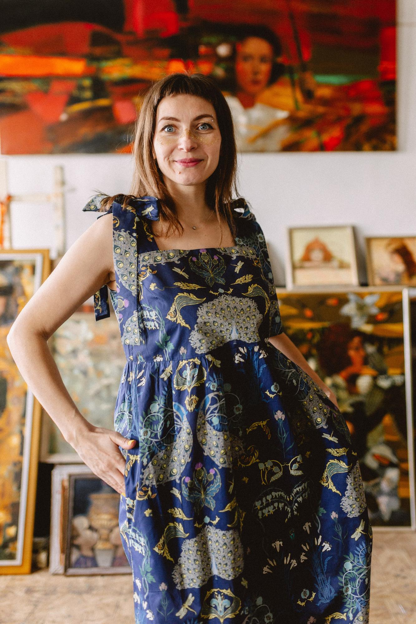 Сарафан Чибис - Принт Модерн