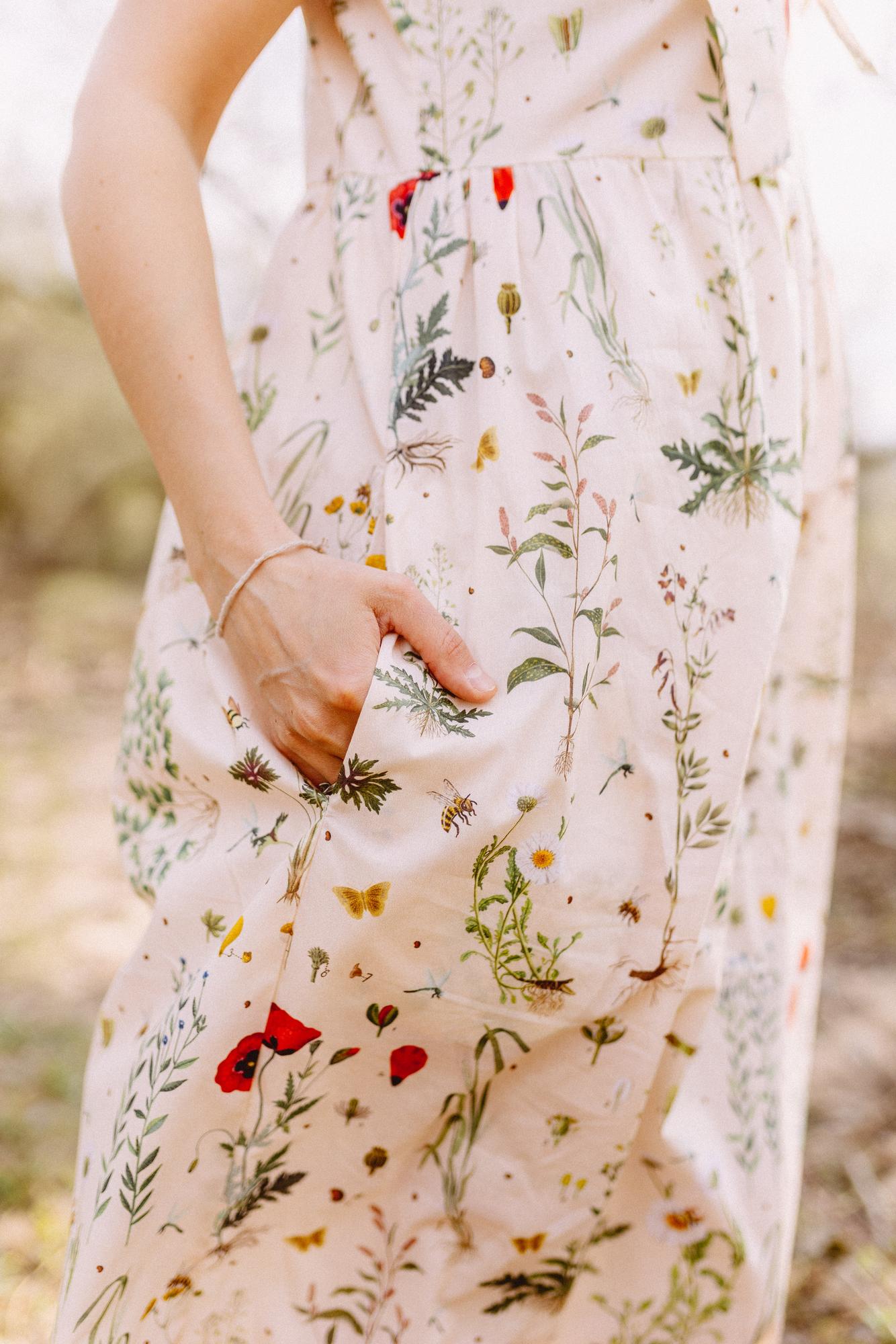 Сарафан Чибис - Принт Ботаника