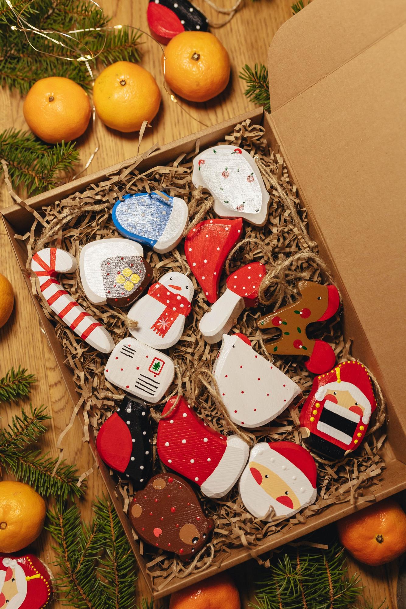 Набор Новогодних Игрушек - 15 штук