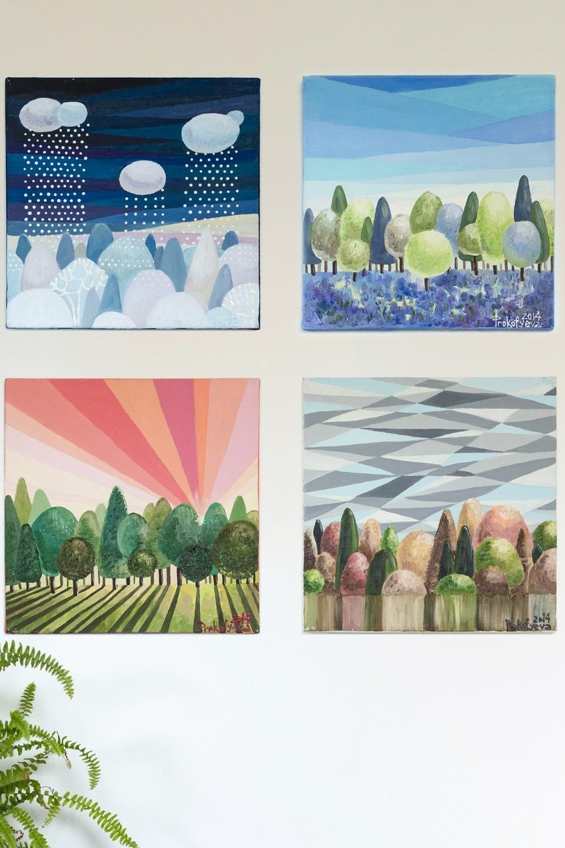 Времена года, Квадриптих