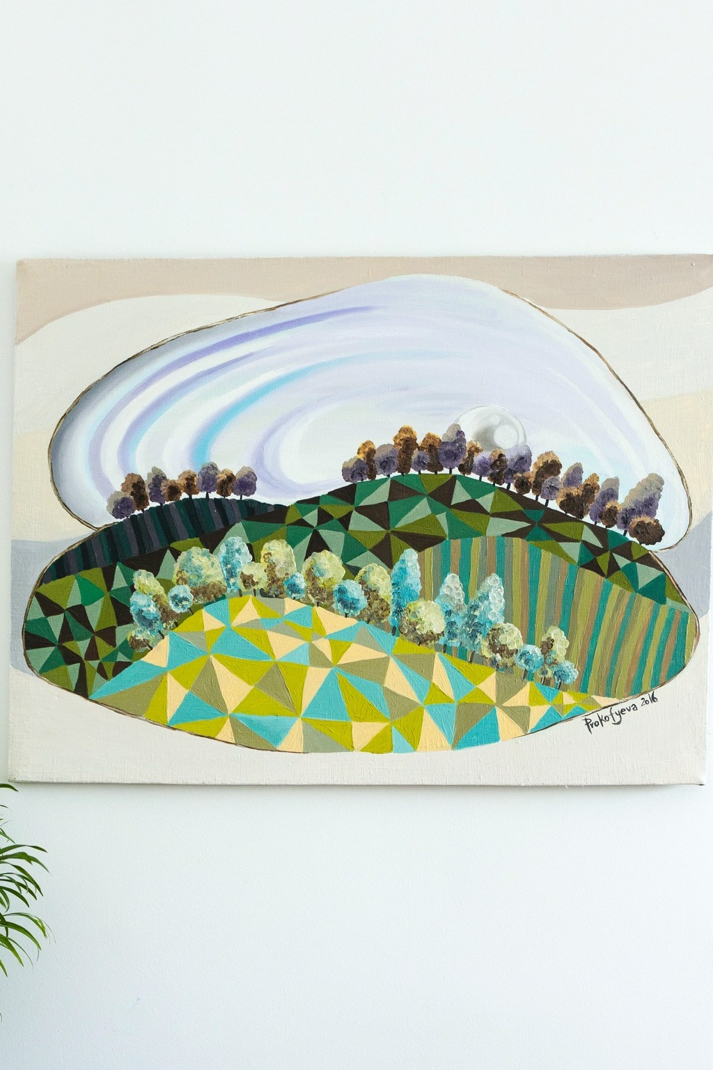 Пейзаж в раковине