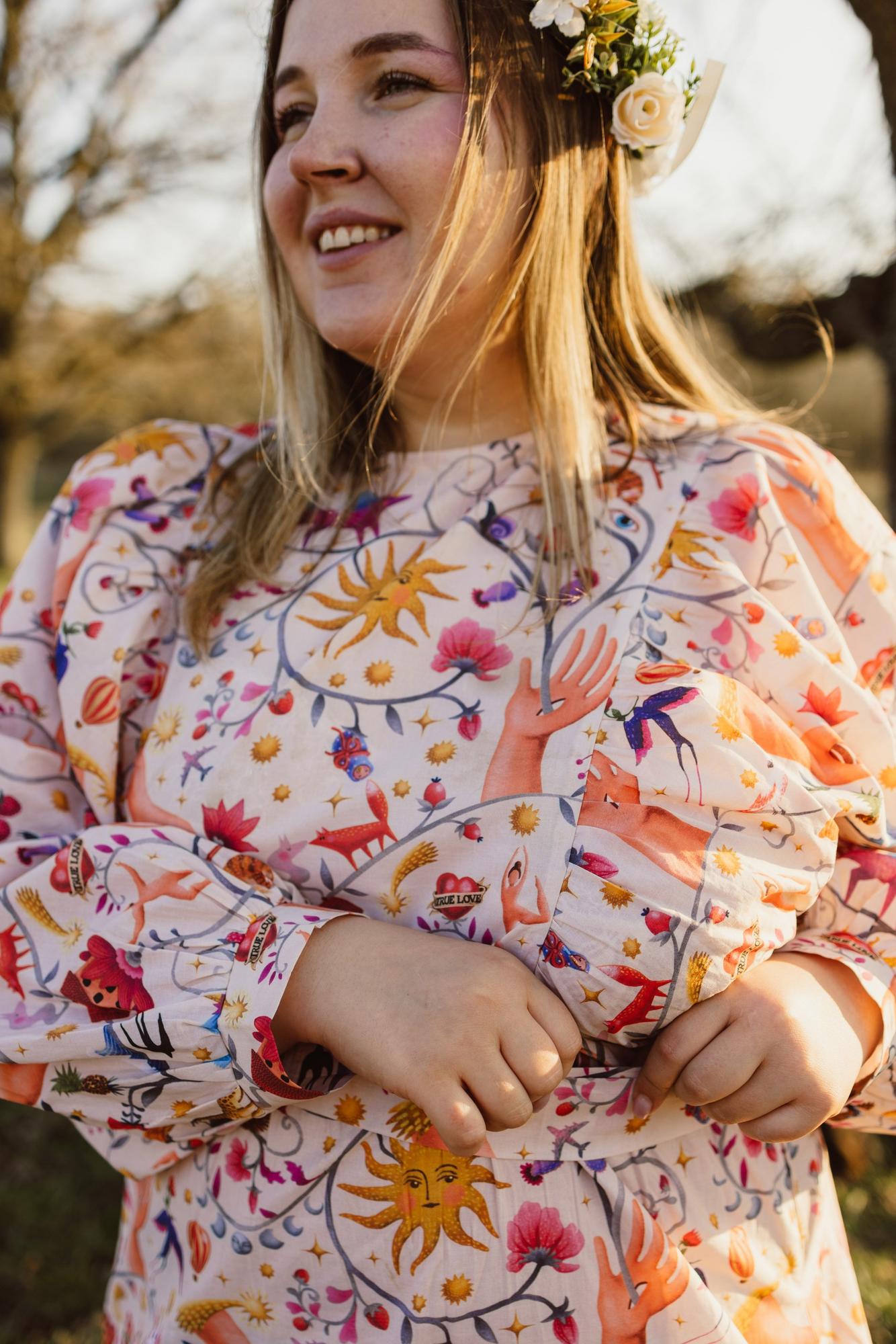 Платье Пава - Принт Мечта