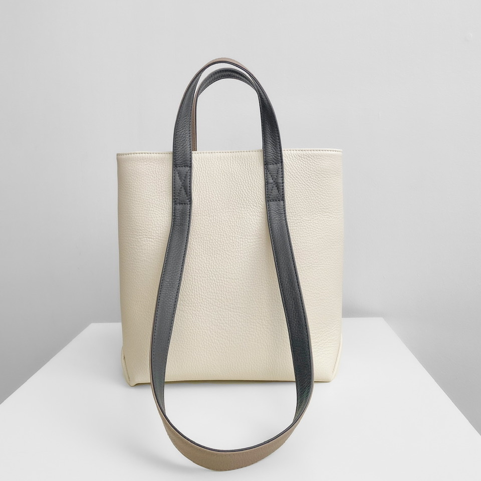 СУМКА LAURABAG MINI (МОЛОЧНЫЙ-ТЕМНО-СЕРЫЙ-ЛАТТЕ)