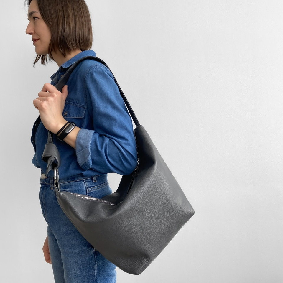 СУМКА KALLYBAG  (ТЕМНО-СЕРЫЙ)