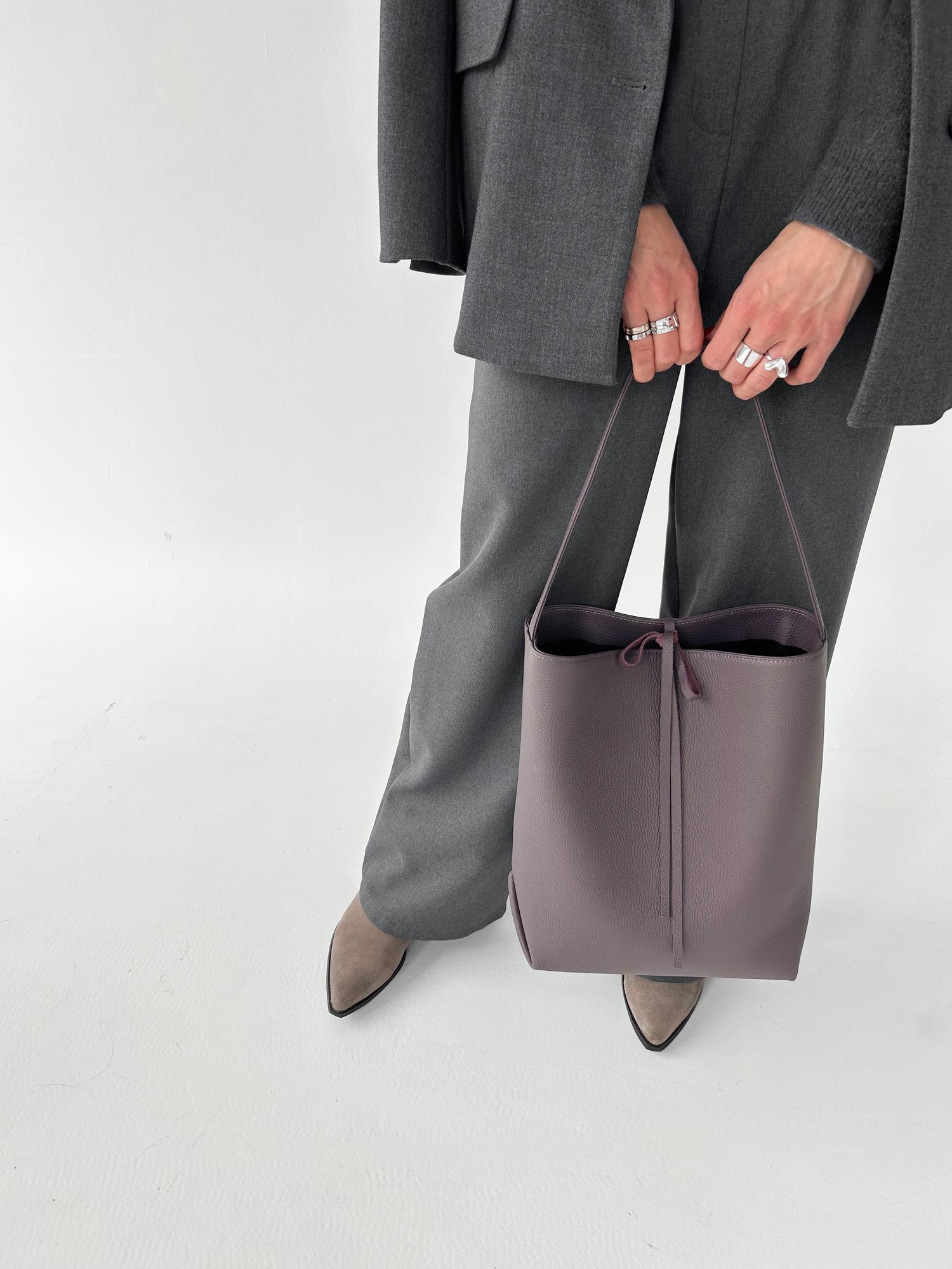 СУМКА KARENBAG (ПЫЛЬНЫЙ БАКЛАЖАН)