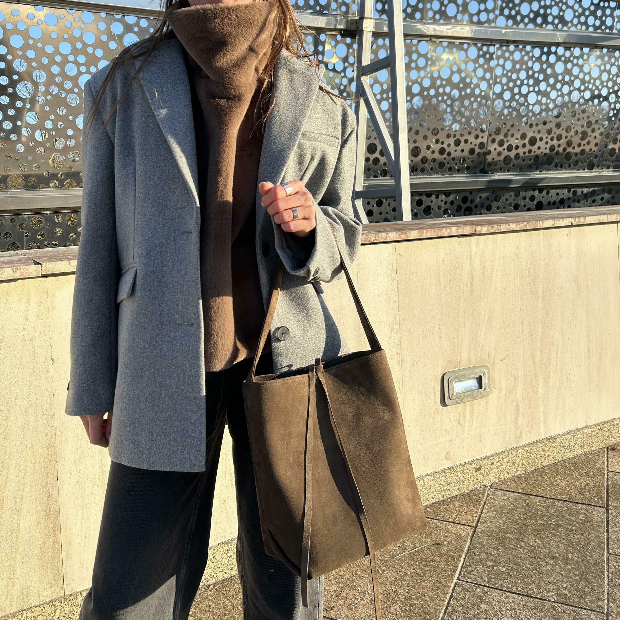 СУМКА KARENBAG MINI (ШОКОЛАД-ЗАМША)