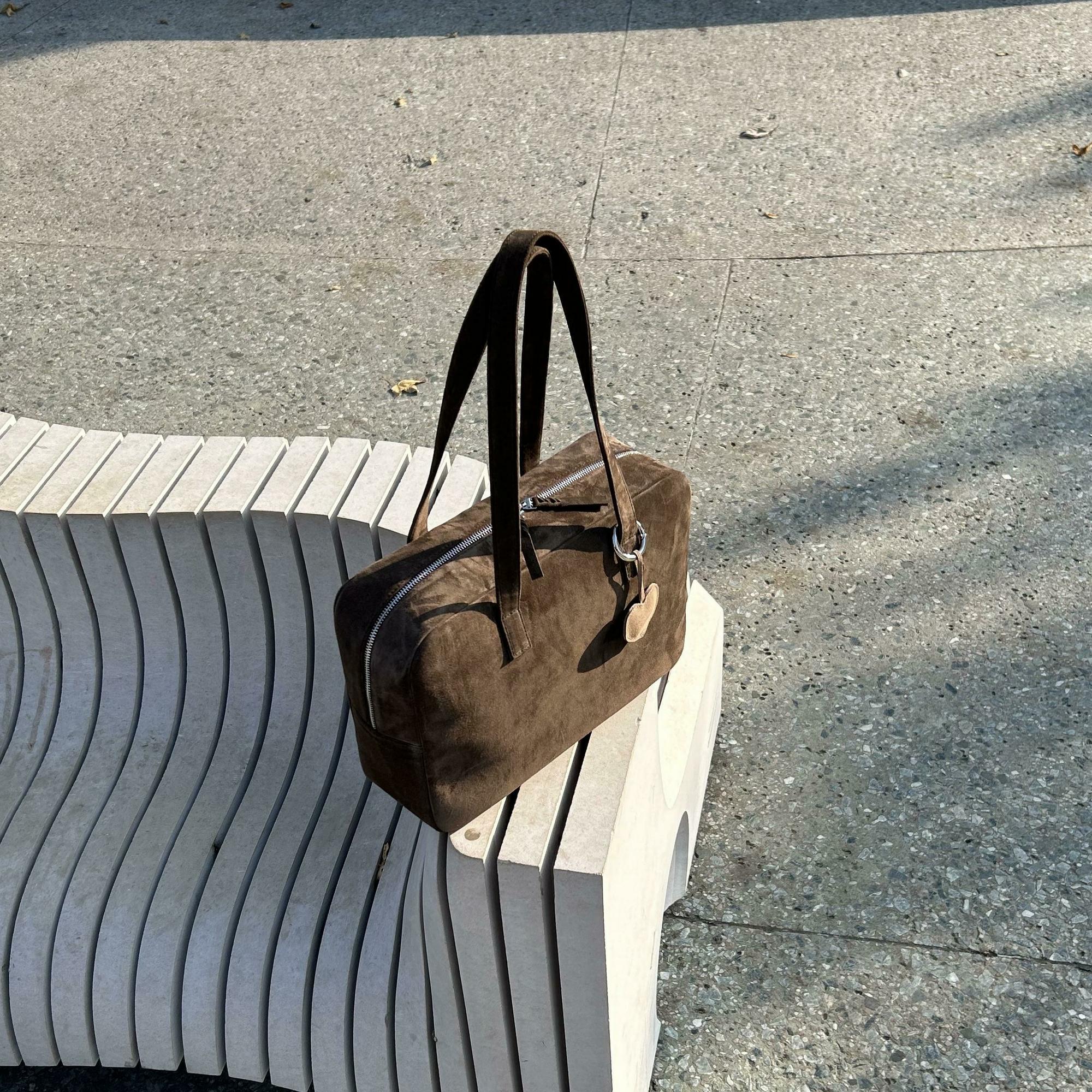 СУМКА TESSABAG BIG (ШОКОЛАД-ЗАМША)