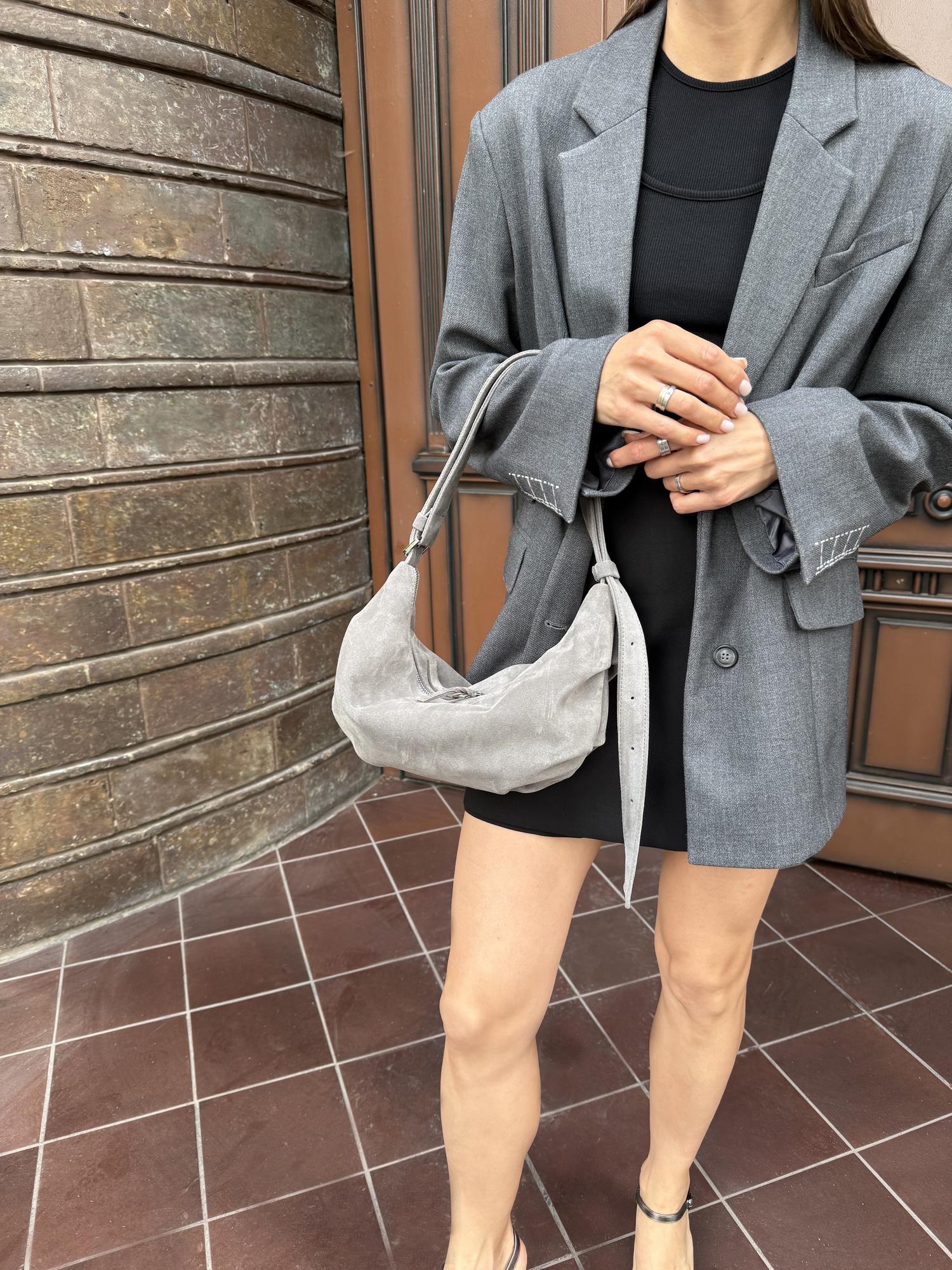 СУМКА ODRYBAG (СЕРАЯ-ЗАМША)