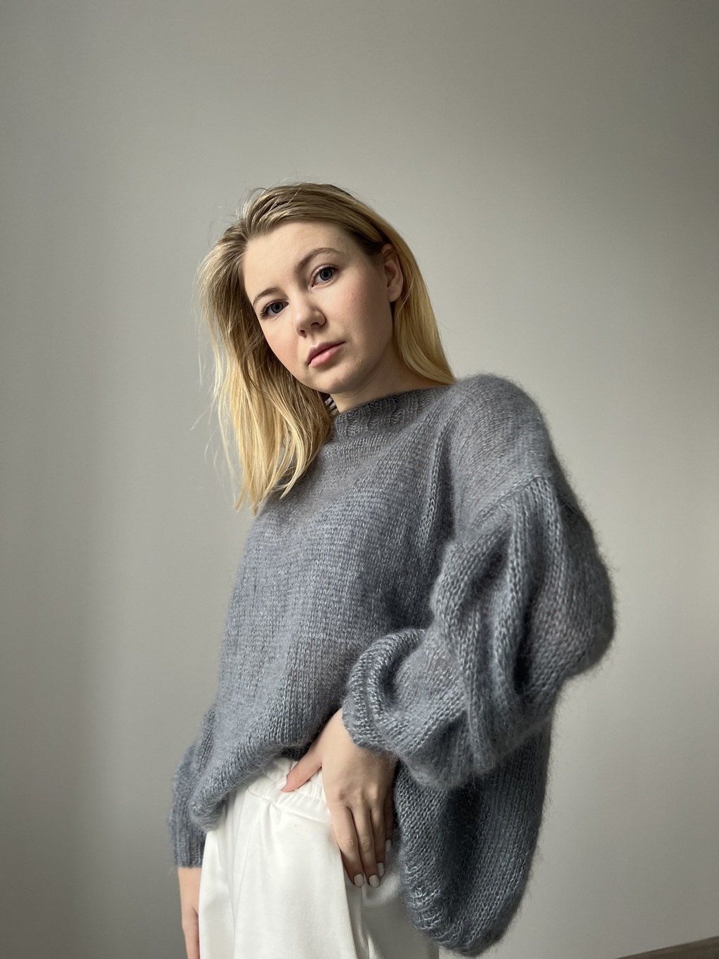 Свитер "Облако" серый