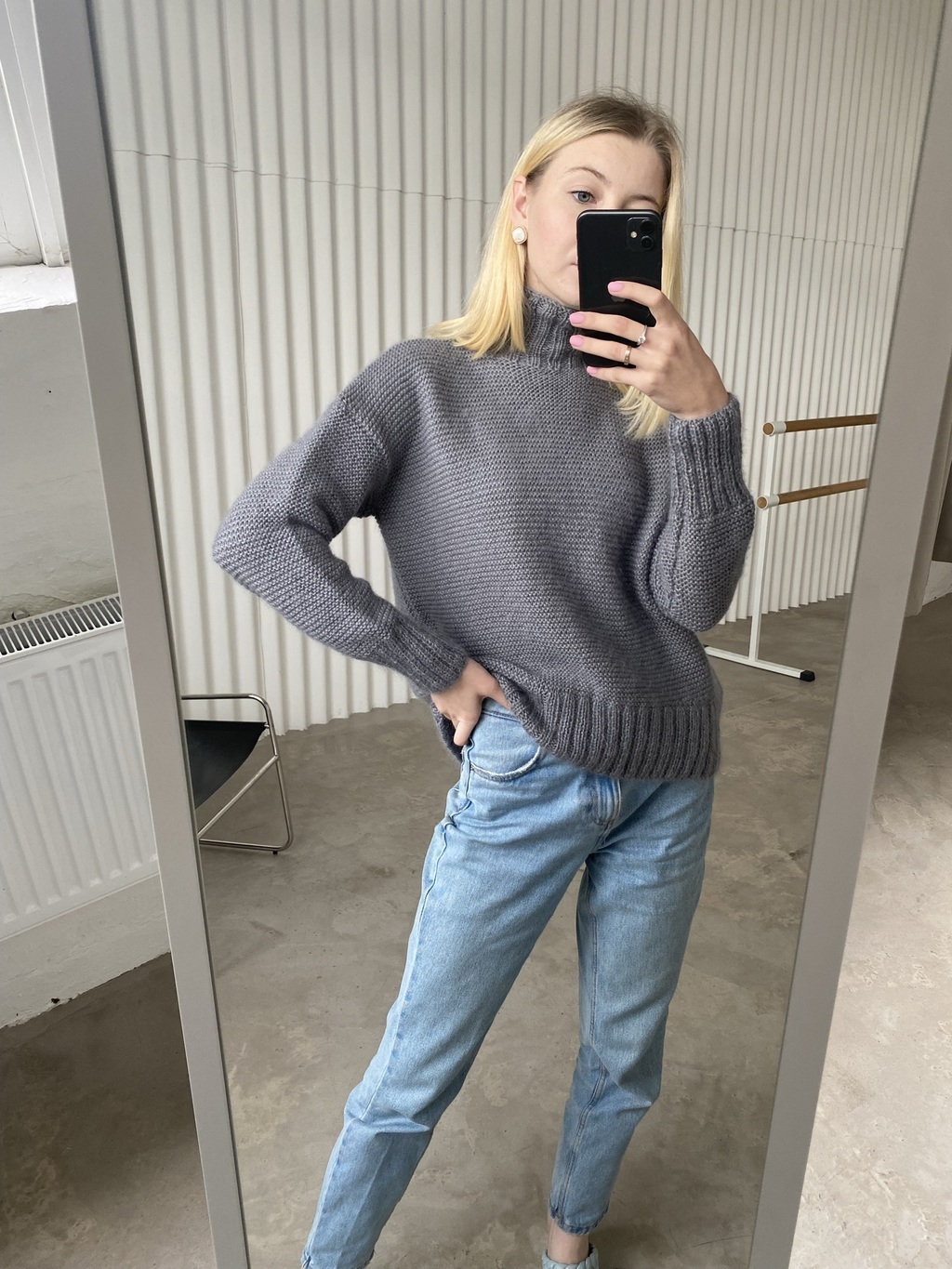 Свитер "Альпы" серый