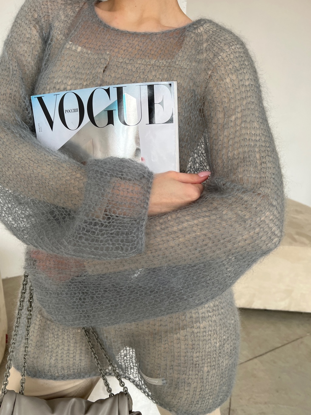 Паутинка серый