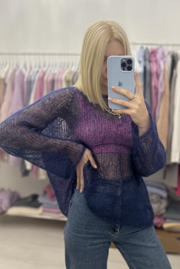 Паутинка синий