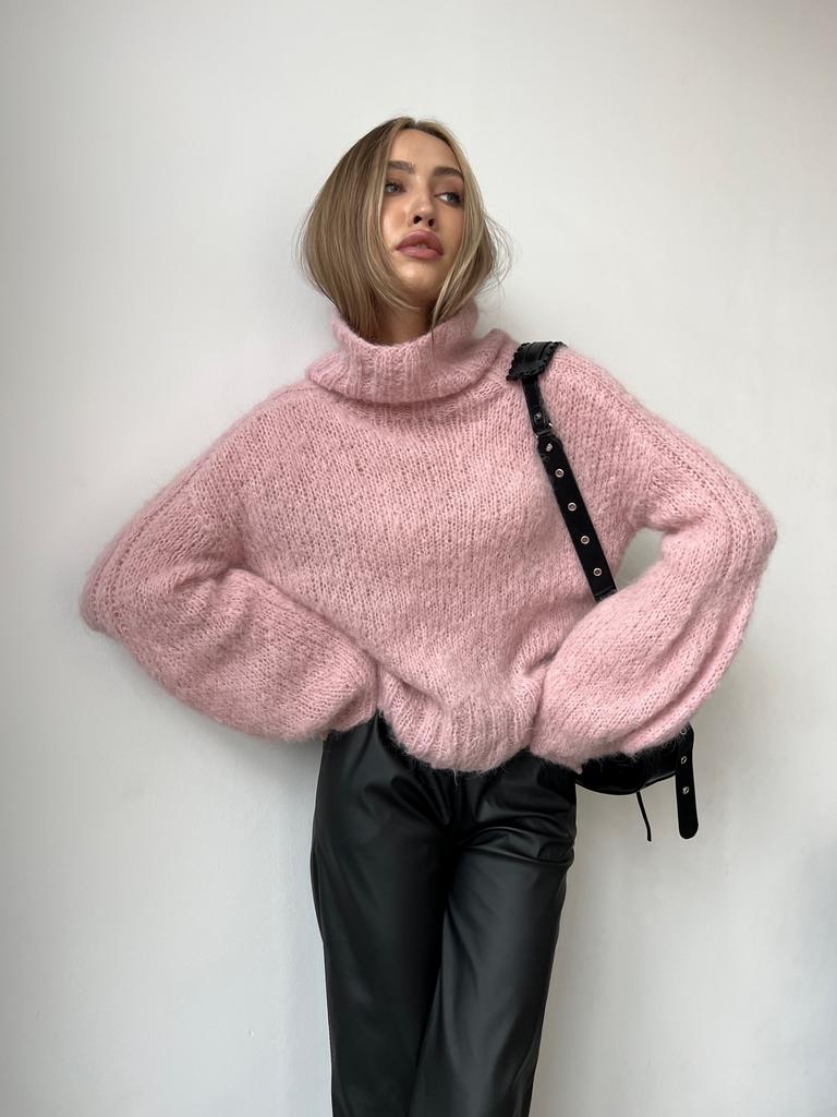 Свитер "Вата" розовый