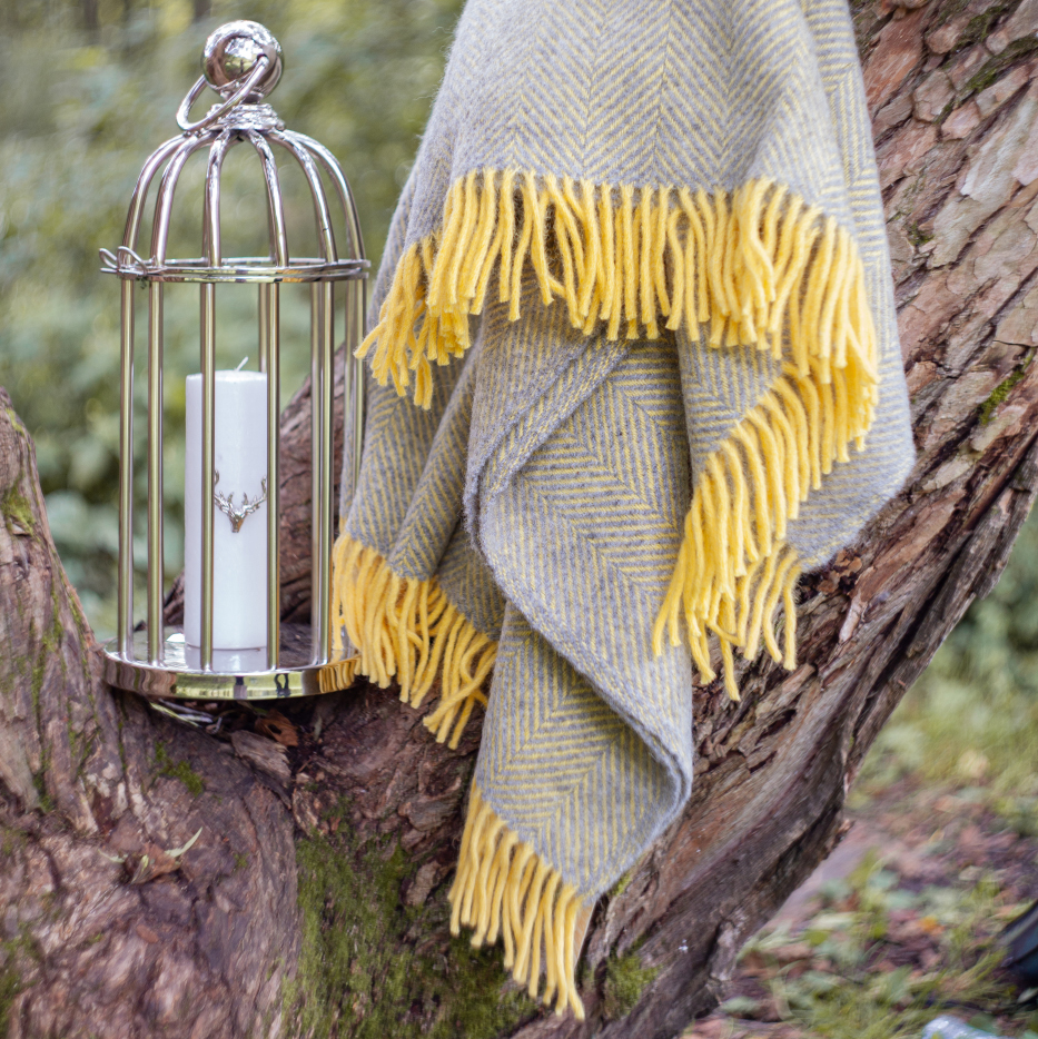 Плед из шерсти