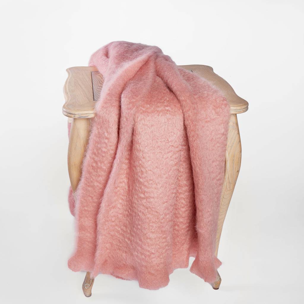 Плед из мохера